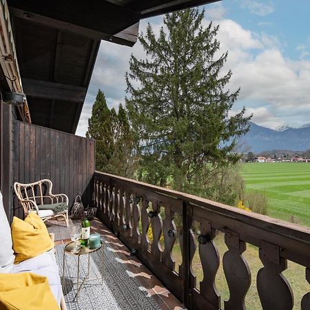 Ferienwohnung Panoramablick - Alpenmagie Suites Oberaudorf Exterior foto