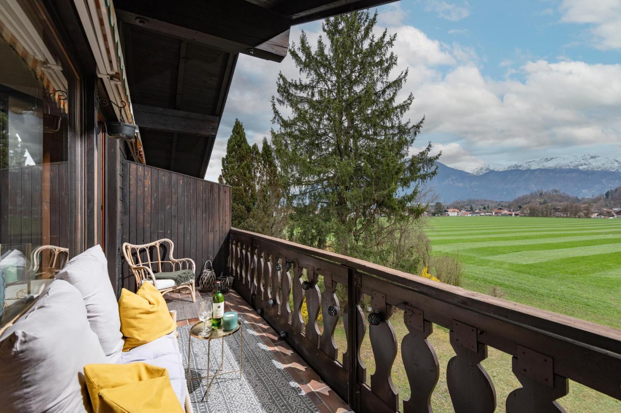 Ferienwohnung Panoramablick - Alpenmagie Suites Oberaudorf Exterior foto